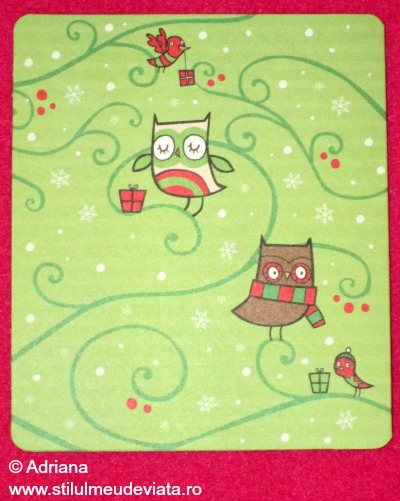 Sticker Christmas Card