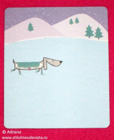 Sticker Christmas Card