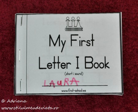 My First Letter I Book