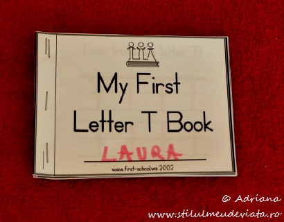 My First Letter T Book