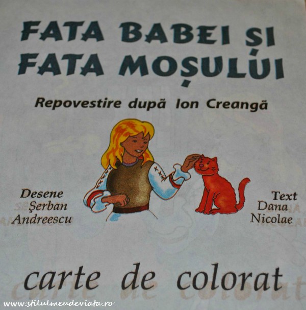 Fata babei și fata moșului, carte pentru copii cu greșeli gramaticale