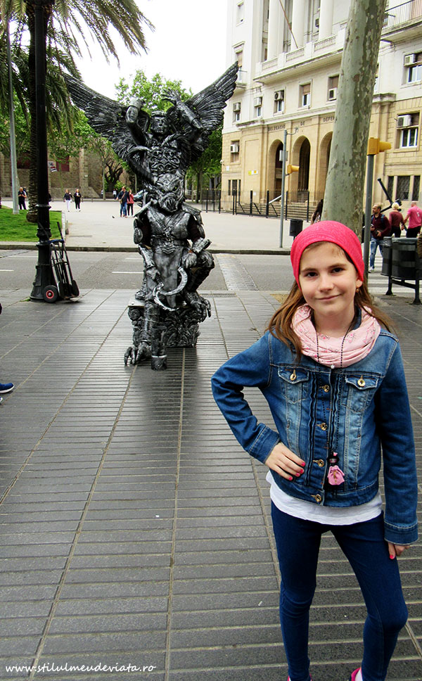 Statui umane, La Rambla, Barcelona